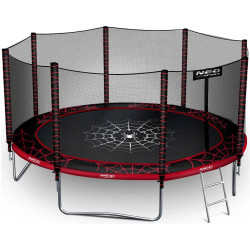Батут с защитной сеткой Neo Sport NS-13Z241 (Black/Red)