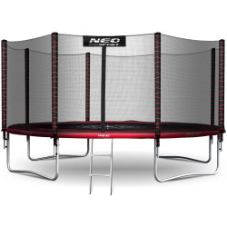 Батут с защитной сеткой Neo Sport NS-13Z241 (Black/Red) Thumb