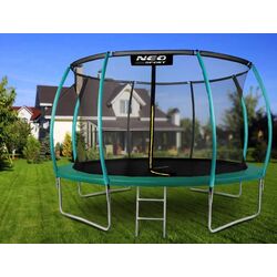 Trambulina cu plasa de protectie Neo Sport NS-14C181 435cm (Green) Thumb