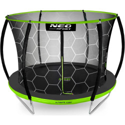 Батут с защитной сеткой Neo Sport NS-14C221 (Black/Green) Thumb
