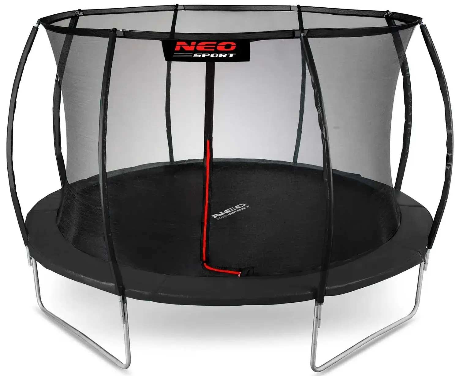 Батут с защитной сеткой Neo Sport NS-14C231 (Black/Red) - 3