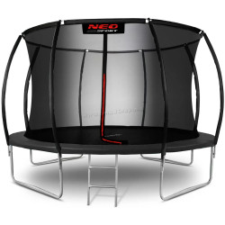Батут с защитной сеткой Neo Sport NS-14C231 (Black/Red)