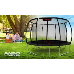 Батут с защитной сеткой Neo Sport NS-14C231 (Black/Red) Thumb