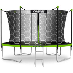 Батут с защитной сеткой Neo Sport NS-14W231 (Black/Green) Thumb