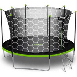 Батут с защитной сеткой Neo Sport NS-14W231 (Black/Green) Thumb