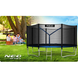 Батут с защитной сеткой Neo Sport NS-14Z221 (Black/Blue) Thumb