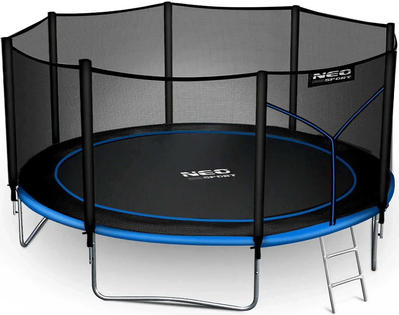 Батут с защитной сеткой Neo Sport NS-14Z221 (Black/Blue)