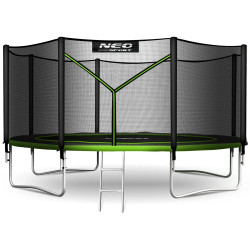 Батут с защитной сеткой Neo Sport NS-14Z231 (Black/Green) Thumb