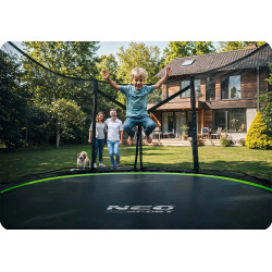 Батут с защитной сеткой Neo Sport NS-14Z231 (Black/Green) Thumb
