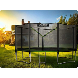 Батут с защитной сеткой Neo Sport NS-14Z231 (Black/Green) Thumb