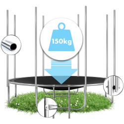 Батут с защитной сеткой Neo Sport NS-14Z241 (Red/Black) Thumb