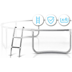 Батут с защитной сеткой Neo Sport NS-14Z241 (Red/Black) Thumb