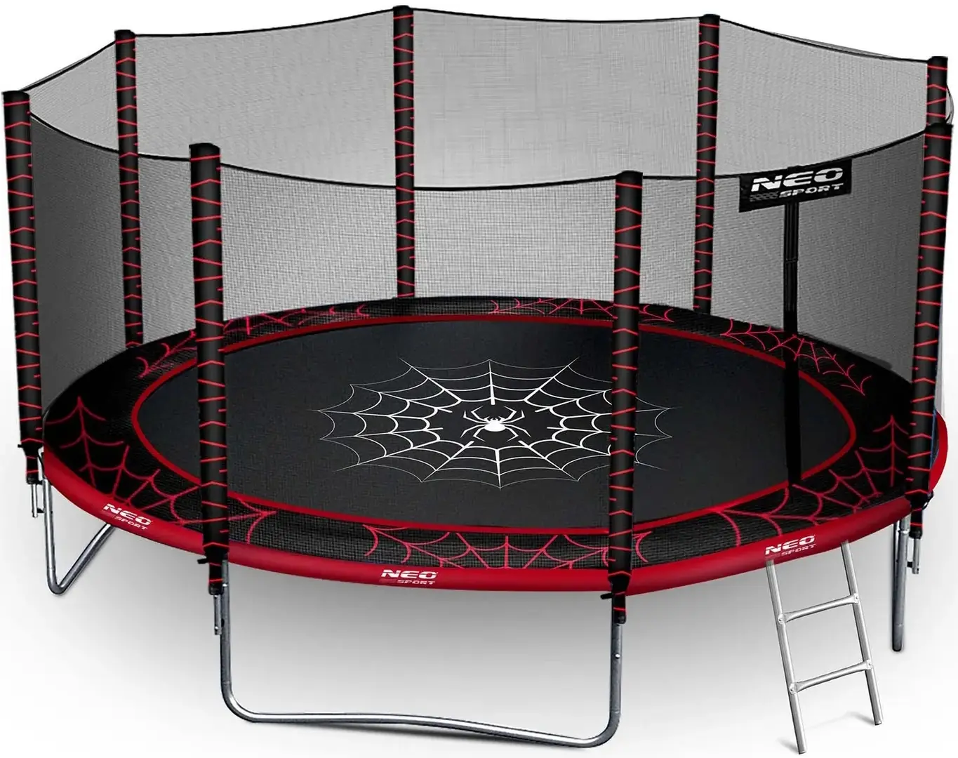 Батут с защитной сеткой Neo Sport NS-14Z241 (Red/Black)