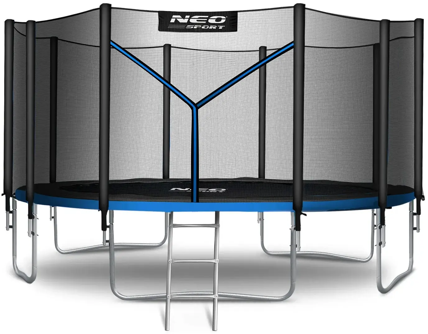 Trambulina cu plasa de protectie Neo Sport NS-15Z221 (Black/Blue) - 2