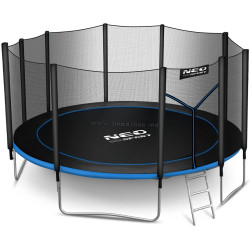 Trambulina cu plasa de protectie Neo Sport NS-15Z221 (Black/Blue)