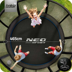 Trambulina cu plasa de protectie Neo Sport NS-15Z221 (Black/Blue) Thumb
