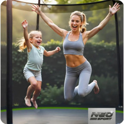 Батут с защитной сеткой Neo Sport NS-15Z231 (Black/Green) Thumb
