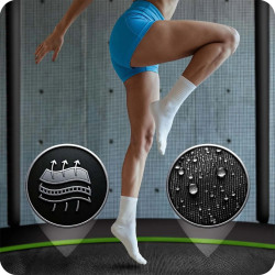 Батут с защитной сеткой Neo Sport NS-15Z231 (Black/Green) Thumb
