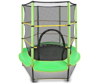 Trambulina cu plasa de protectie Procart TRAMB 140 cm (Green/Black)