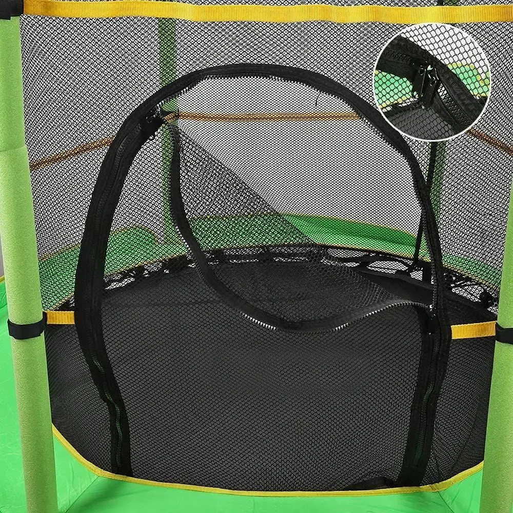 Батут с защитной сеткой Procart TRAMB 140 cm (Green/Black)