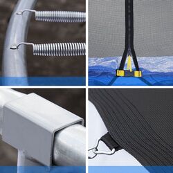 Trambulina cu plasa de protectie Procart TXTF10FT (Black/Blue) Thumb