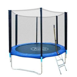 Trambulina cu plasa de protectie Procart TXTF8FT (Black/Blue) Thumb