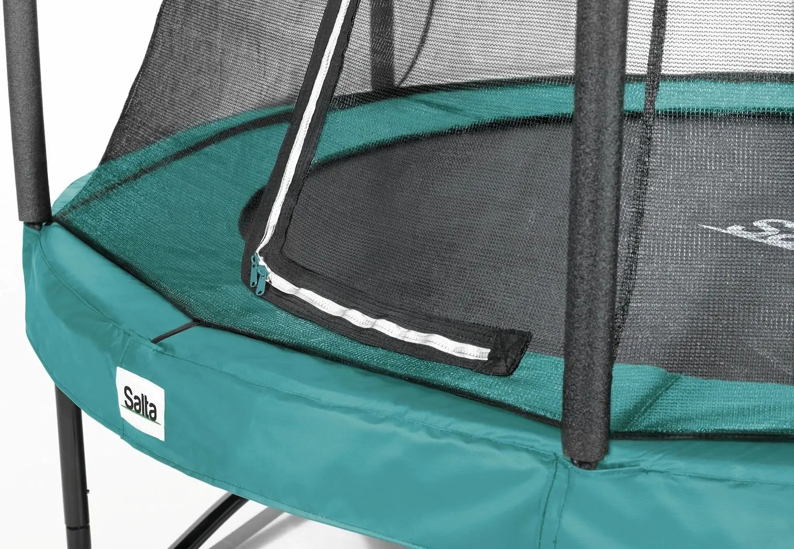 Trambulina cu plasa de protectie Salta Comfrot Edition 5074G 251 cm (Green/Black) - 2