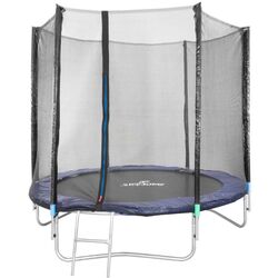 Батут с защитной сеткой Skipjump GS08 (Black/Blue)