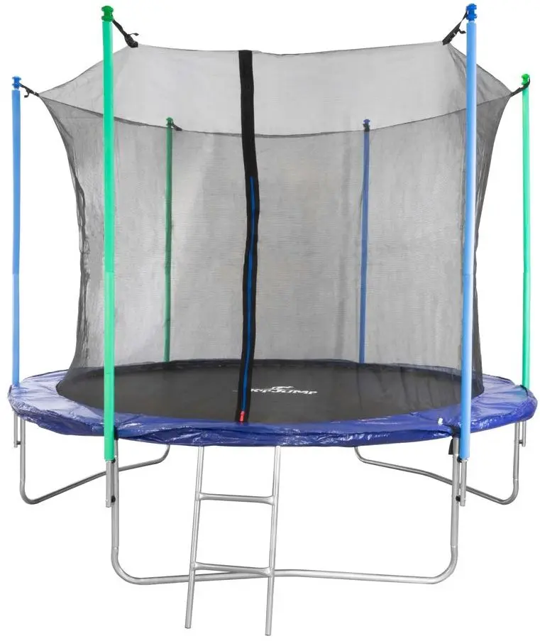 Trambulina cu plasa de protectie Skipjump GS10 802491 (Blue/Black)