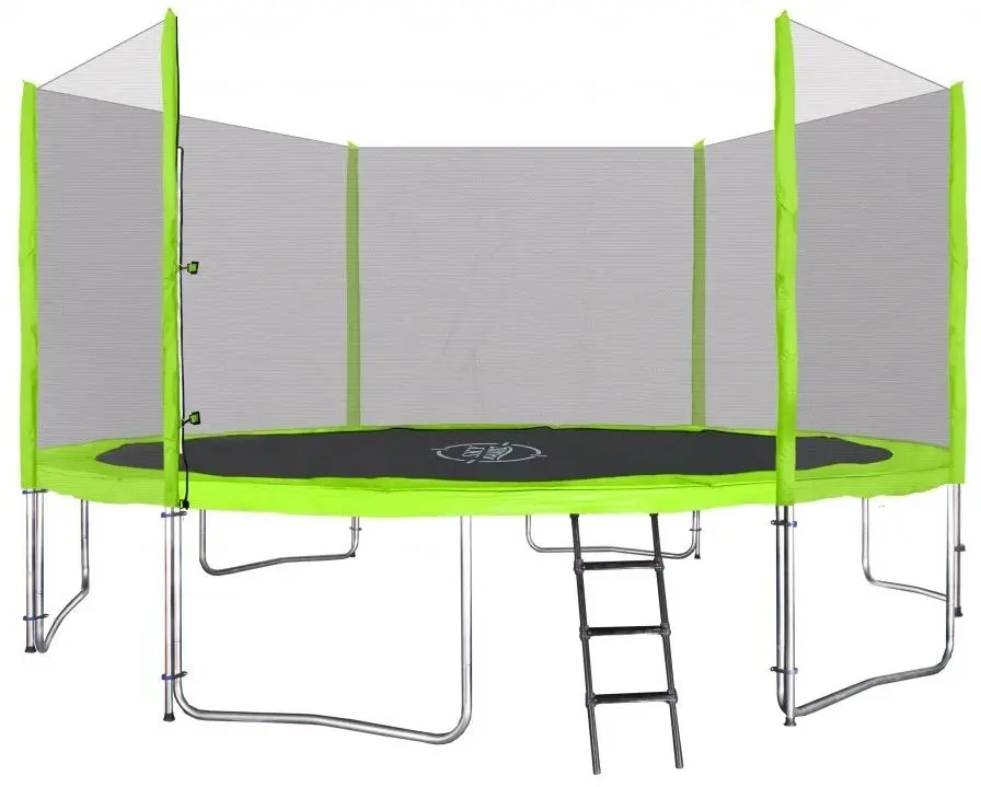 Trambulina cu plasa de protectie SkyRamiz 12FT 366cm (Green) - 2