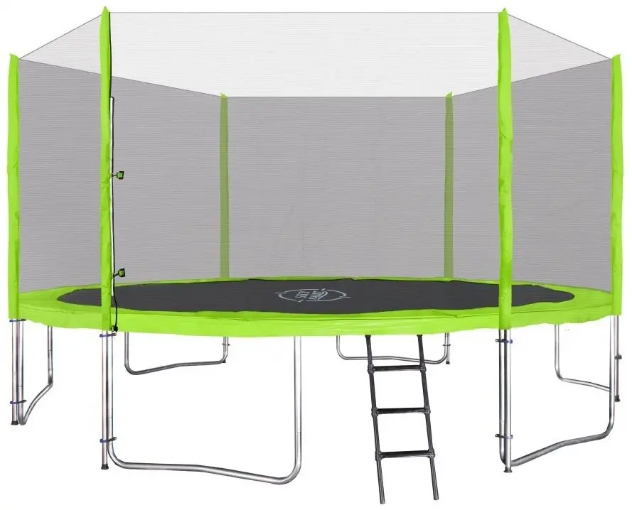 Trambulina cu plasa de protectie SkyRamiz 12FT 366cm (Green)