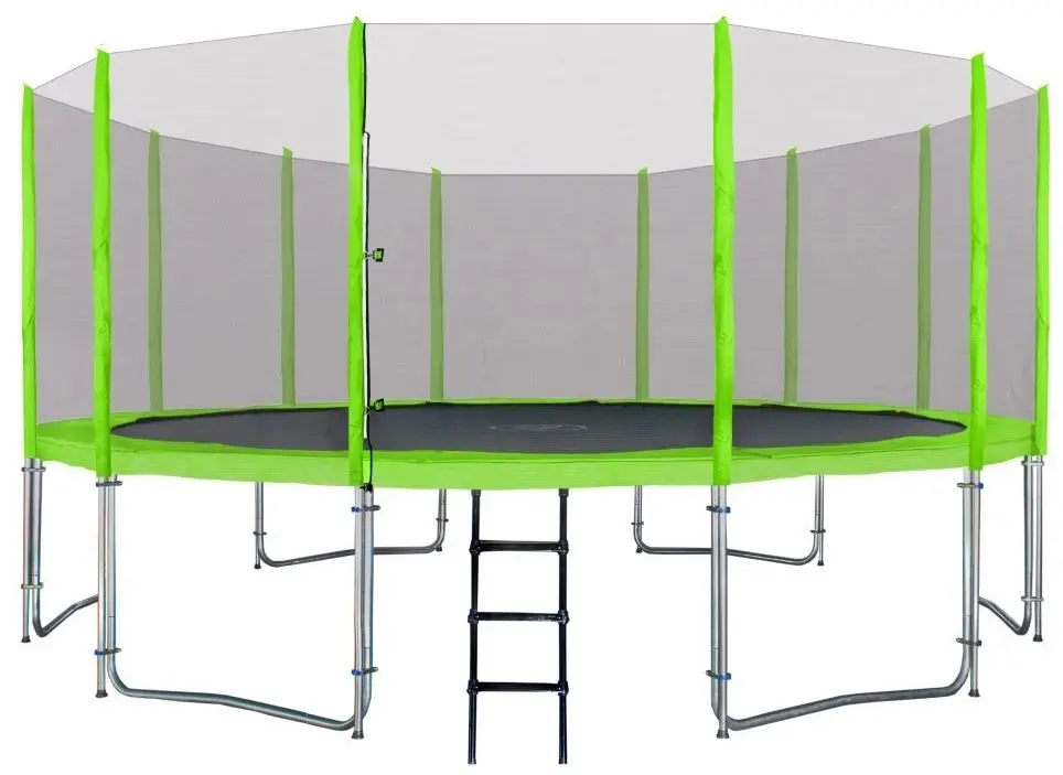 Trambulina cu plasa de protectie SkyRamiz 16FT 487cm (Green) - 3