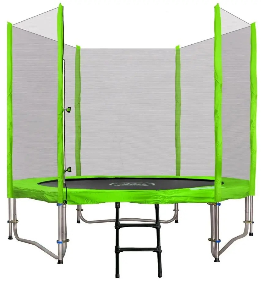 Trambulina cu plasa de protectie SkyRamiz 8FT 244cm (Green) - 2