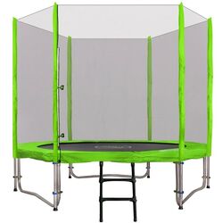 Trambulina cu plasa de protectie SkyRamiz 8FT 244cm (Green)