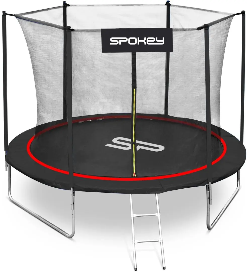Батут с защитной сеткой Spokey Jumper 927880 (Red)