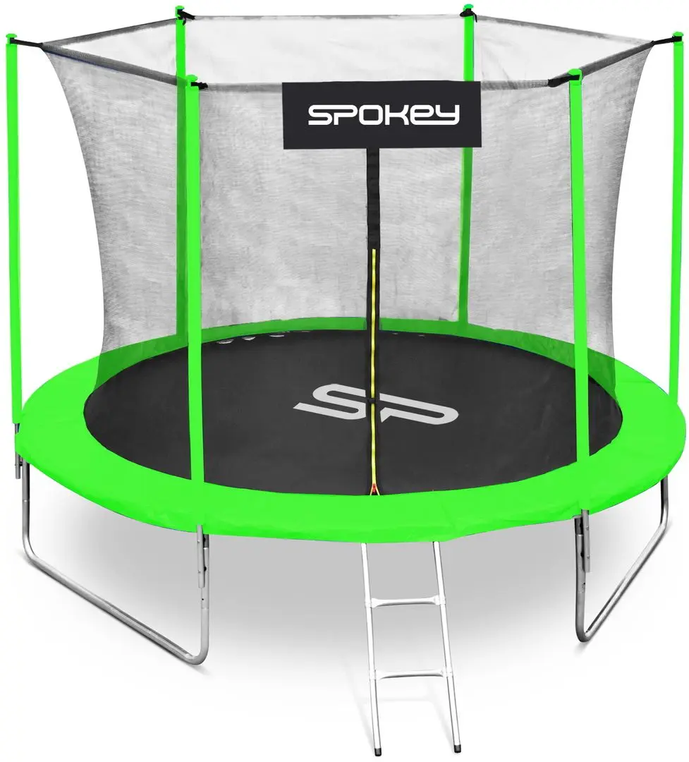 Батут с защитной сеткой Spokey Jumper II 927886 (Green)