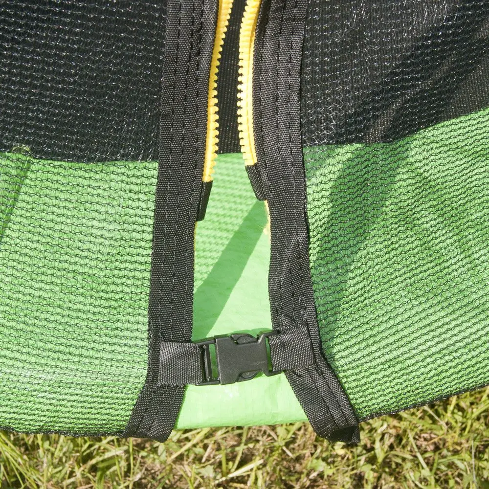 Батут с защитной сеткой Sportmann SM3006-3 (Black/Green) - 8