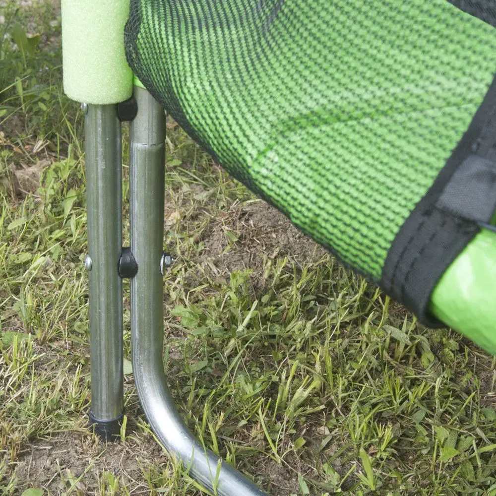 Батут с защитной сеткой Sportmann SM3006-3 (Black/Green) - 9