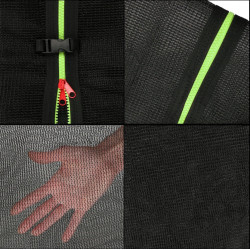 Trambulina cu plasa de protectie Springos TP0020 (Green/Black) Thumb