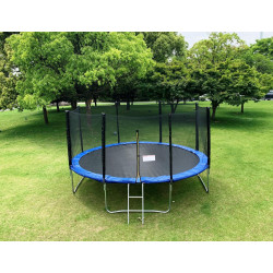 Батут с защитной сеткой Tat GJ166 366см (Black) Thumb