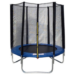 Trambulina cu plasa de protectie Tat JH183 183см (Black/Blue)