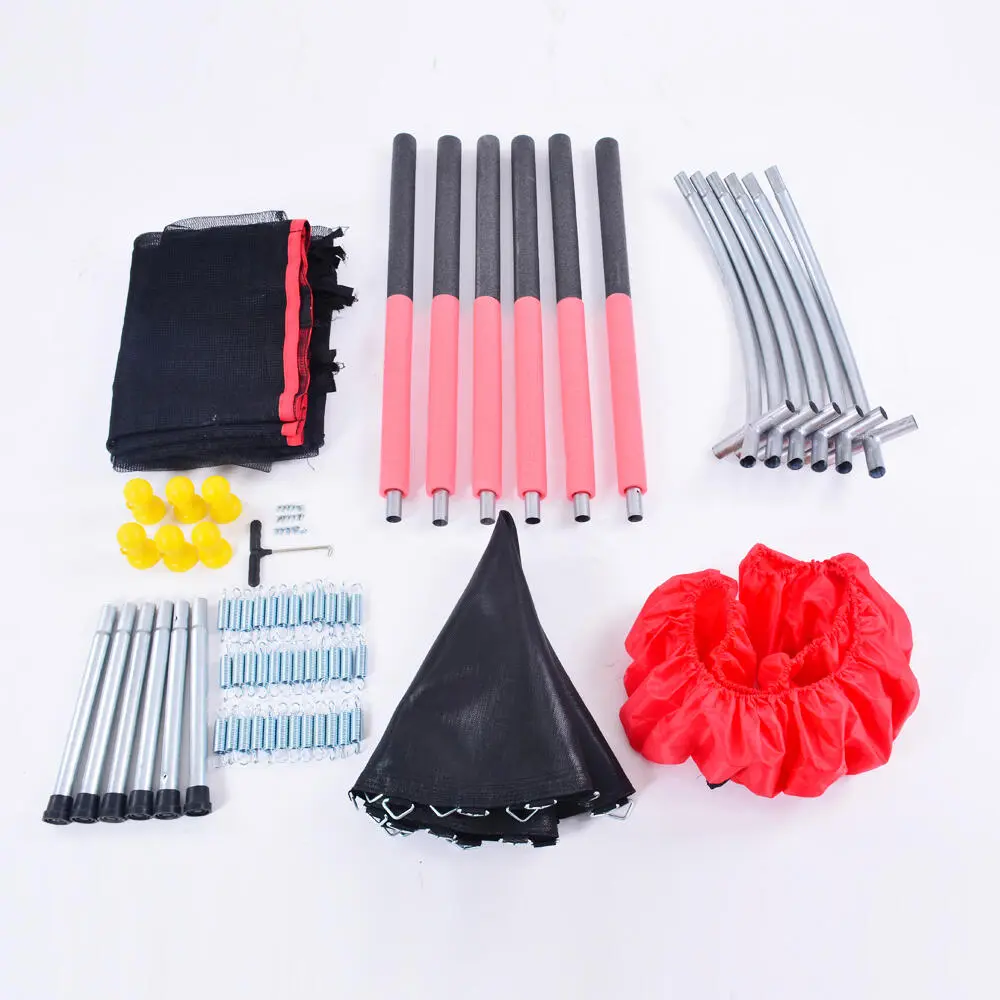 Trambulina cu plasa de protectie Tat KJ140 (Red/Black)