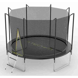 Trambulina cu plasa de protectie Techfit TR360 360cm (Black)