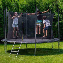 Trambulina cu plasa de protectie Techfit TR360 360cm (Black) Thumb