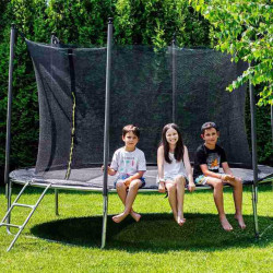 Trambulina cu plasa de protectie Techfit TR360 360cm (Black) Thumb