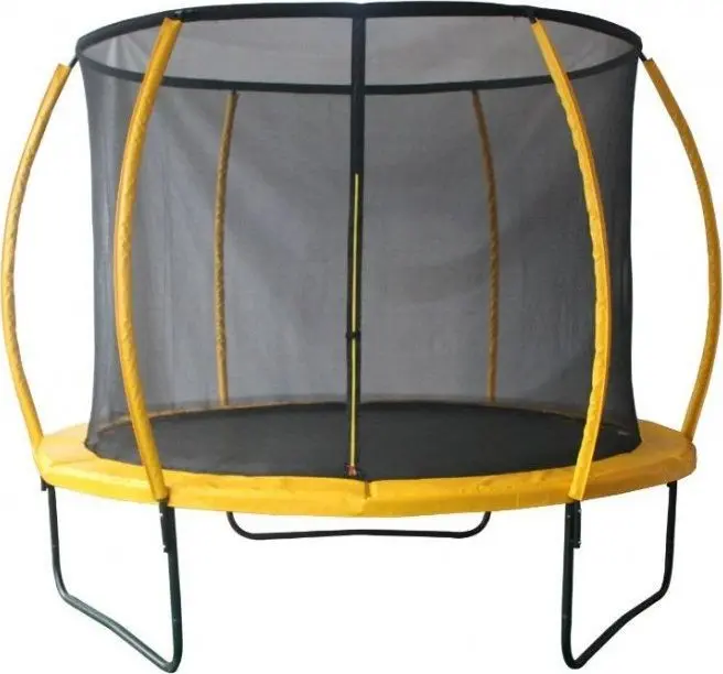 Trambulina cu plasa de protectie Tesoro SDT-0803FHI-A (Yellow/Black)