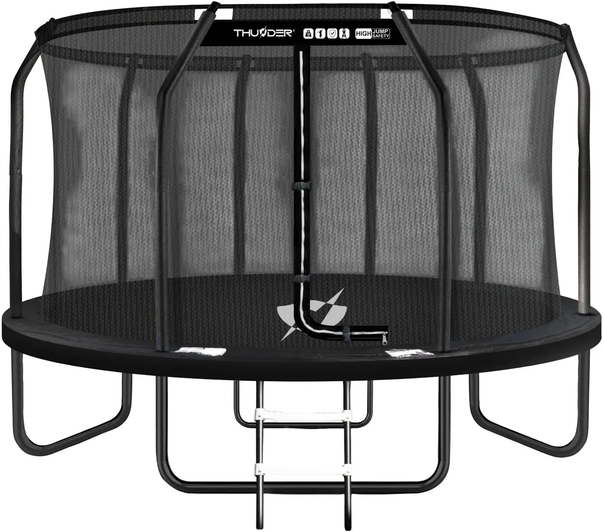 Батут с защитной сеткой Thunder Inside Elite 10FT 305cm (Black)