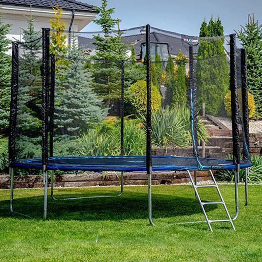 Trambulina cu plasa de protectie Thunder Pro 255cm (Blue)