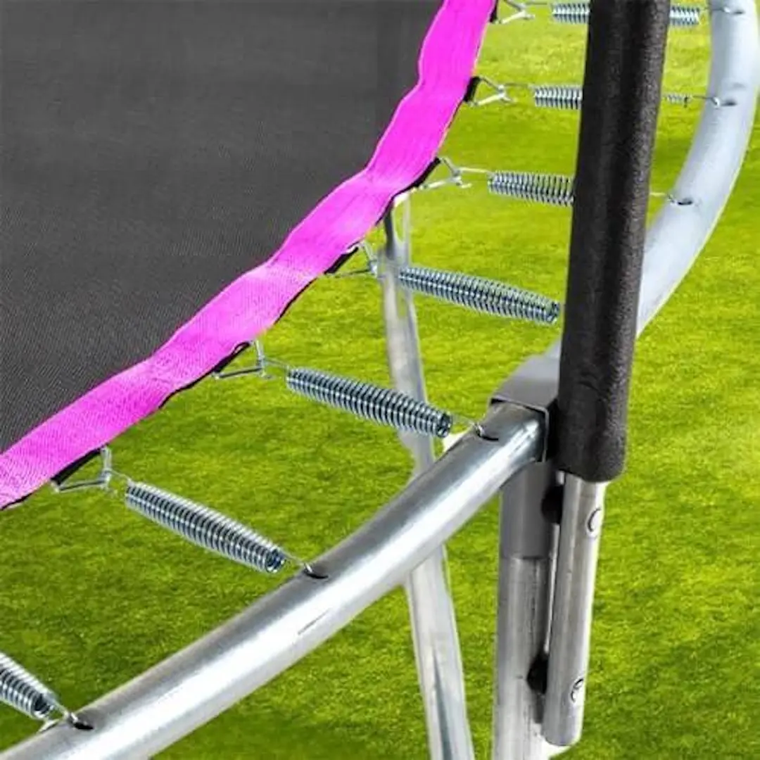 Батут с защитной сеткой Thunder Ultra 435cm (Pink)