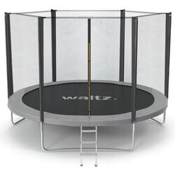 Trambulina cu plasa de protectie Waltz PE TW-15007 182cm (Grey/Black)